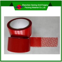 High Quality Tamper Evident Open Void Security Packing Tape for Carton Sealing