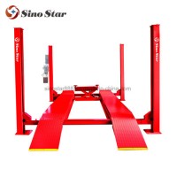 Good Quality Hydraulic Vehicle Lift 4 Post Alignment Car Lift Parking Lift Car System for Sale (SS-C