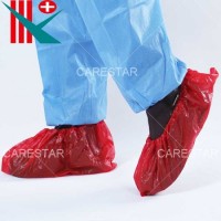 Disposable Waterproof Plastic CPE Shoe Cover  Made by Hand