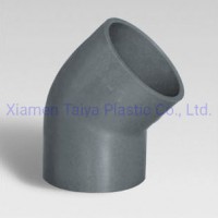 PVC-U Plastic 45deg Elbow Water Supply Type Hot Sales!