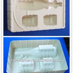 PS Pet PVC PP Flocking Blister Plastic Wine Tray Holder Box Cosmetic Tools Electronic Packaging Manu图1