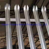 Hot Sale D Section Galvanised Steel Palisade Security Fencing.