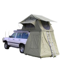 Family Roof Top Tent Used Outside Camping