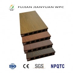 ASA-PVC Co-Extrusion Hollow Outdoor Wood Plastic Composite WPC Deck Floor图1