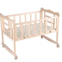 New Born Solid Wood Baby Bed/Portable Baby Cot