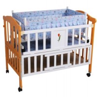 Available in Stock White Baby Bedding Set Crib/Wholesale Full Sized Baby Crib