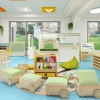 Solid Wood Children School Classrooom Montessori Furniture for Sale