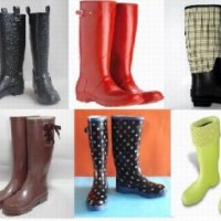 New Fashion Various Women's Rubber Rain Boots  Popular Style Ladies Rain Boots  Cheap Lady Rubb