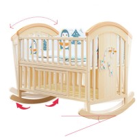 Wooden Baby Furniture Baby Moses Basket/Baby Cradle Crib/Royal Baby Crib for 1-3 Years Old Baby