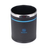 Custom Design Hotel Room Leather Dustbin