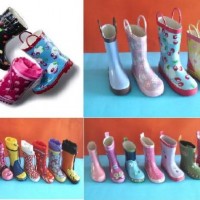 Various New Fashion Kid Rain Boot  Children Rubber Rain Boots  Popular Style Child Rubber Rain Boots