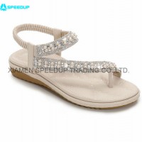 2020 Fashion Diamond and Pearl Deco Comfortable Ladies Shoes