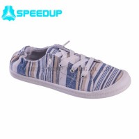 2020 Hot Scrunch Back Multi Stripe Canvas Sneakers Shoes