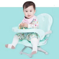 China Factory Folding Baby High Chair with Plastic Material Wholesale