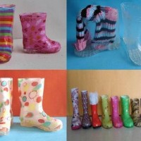 Various Children PVC Rain Shoes  Popular Style Kid Rain Boots  Vogue Kid Transparent Boots  Popular