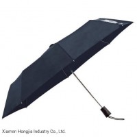 21"Inch OEM Three Folding Promotional Semi-Automatic Umbrella for Lady
