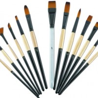 Acrylic Paint Brushes for Beginners Brass Ferrule