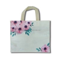 Lamination Customized Logo Nonwoven Ultrasonic Reusable Package Heat Seal Shopping Bag Three-Dimensi