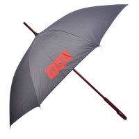 Dark Wood Handle Big Large Size Straight Gift Promotion Umbrella