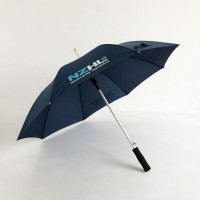 Automatic Aluminium Gift Straight Umbrella with Printed Logos