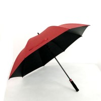 High Quality Fashion Matching Color Rain Straight Golf Umbrella with UV Fabric for Promotional Gift