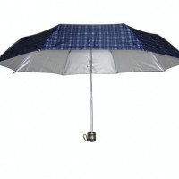 Anti-UV Manual Open 3 Folding Umbrella (3FU026)