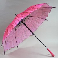 23inch New Design Heat Transfer Print Pongee Straight Umbrella