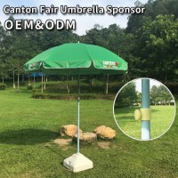 Custom Print Cheap Folding Large Big Outdoor Pormotion Beer Parasol Sun Canvas Umbrella