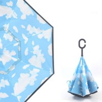 Inverted Manual Open Car Umbrella