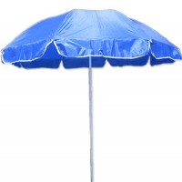 38inch Oxford Fabric Blue Color Sun Umbrella