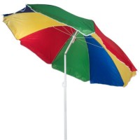 Wholesale Cheap Promotional Custom Printing Steel Beach Umbrella with Tilt