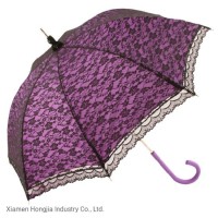 Romantic Hot Selling Waterproof Parasol Ladies' Romantic Straight Lace Sun Umbrellas