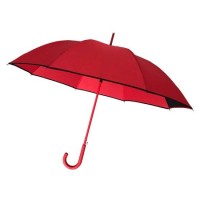 High Quality Colorized Fiberglass Frame Auto Open Straight Umbrella (SU039)