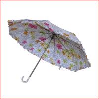 Lady Sun Umbrella 3 Folding Rain Umbrella (3FU010)