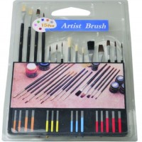 Personalised Paint Brush Set with Plastic Palette