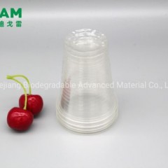 Food Grade PLA Biodegradable Convenient Compostable Disposable Plastic Transparent Cup for Ice Coffe图1