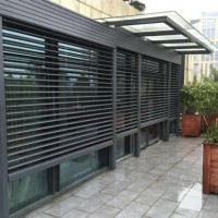 Customized Window Sun Ventilation Aluminum Metal Shutter Louver for Exterior Decorative