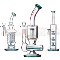 Hbking Popular Glass Recycler Glass Water Smoking Pipes with Various Designs