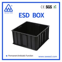 Within The Automotive Manufacturing Industry Clear Plastic ESD Box