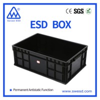 Cheap ESD Turnover Box CPU Black Foam Inserts