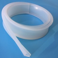 Custom Silicone Extrusion LED Rubber Strip Adhesive Silicone Rubber Cord Profile for Seal