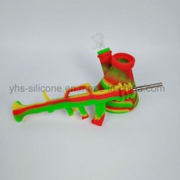 Wholesale Ak47 Silicone Smoking/Water Pipe/ Nectar Collector for Tobacco Smoking with Factory Price