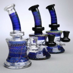 New Blue Color Glass Water Pipe Glass Smoking Pipe图1