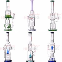 Hbking Wonderful Big Glass Smoking Water Pipes with Strong Bottom