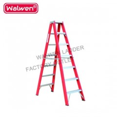 Yellow&Red Colour Cheap Price Agility Ladder Fiberglass Wide Step Ladder图1