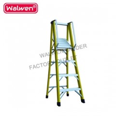 Wholesale Factory Price Fiberglass Insulation Ladder Platform with Handrail图1