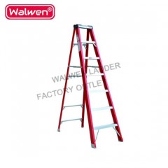 One-Section High Quality Fiberglass Folding Cable Step Ladder Shelves图1