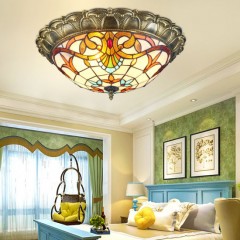 Authentic Tiffany Ceiling Lamp for Bedroom Living Room Lighting Fixtures (WH-TA-05)图1