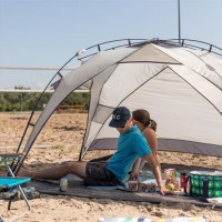 Ultra Light Automatic Beach Tent with Awning