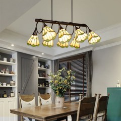 Tiffany Style Stained Glass Hanging Lights Lamp Fixtures (WH-TF-03)图1